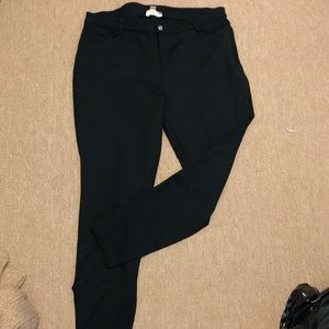 black pants